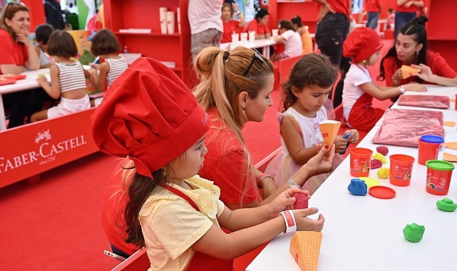 Faber-Castell, hayal gücünü destekleyen atölyeleri ile Yaratıcı Çocuk Şenliği’nde