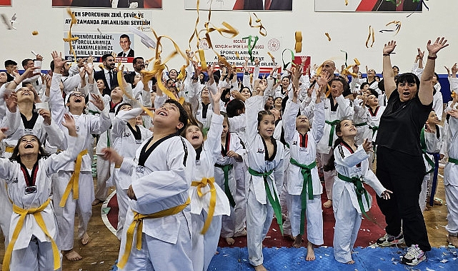 Gölcük Belediyespor bünyesindeki Taekwondo branşında 420 sportmen, jenerasyon atlama sevinci yaşadı