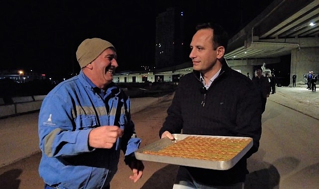 Lider Eşki’den emekçilere gece yarısı sürprizi