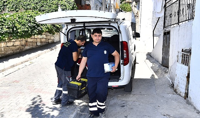 Büyükşehir’in meskende tamir takımları alanda