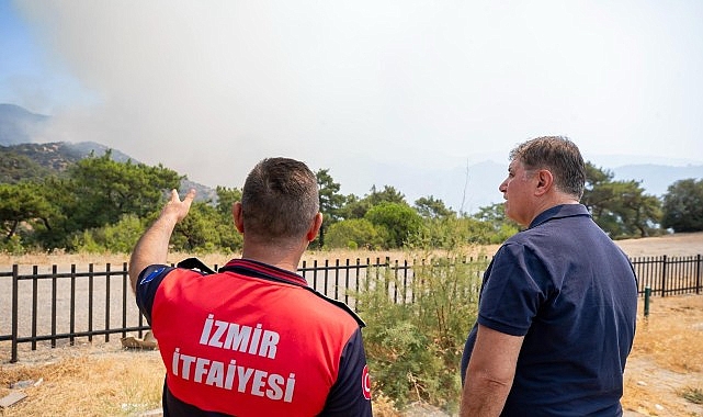 İtfaiye grupları Yamanlar Köyü’ne konuşlandırıldı