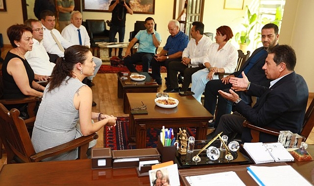 Kıyı Ege Belediyeler Birliği Temmuz Ayı Encümen Toplantısı, Efes Selçuk Belediyesi konut sahipliğinde Selçuk Efes Kent Belleğinde yapıldı