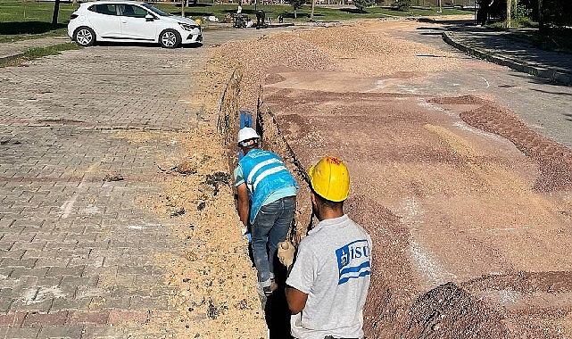 Şekerpınar’da 2 kilometre içme suyu sınırı yenilendi