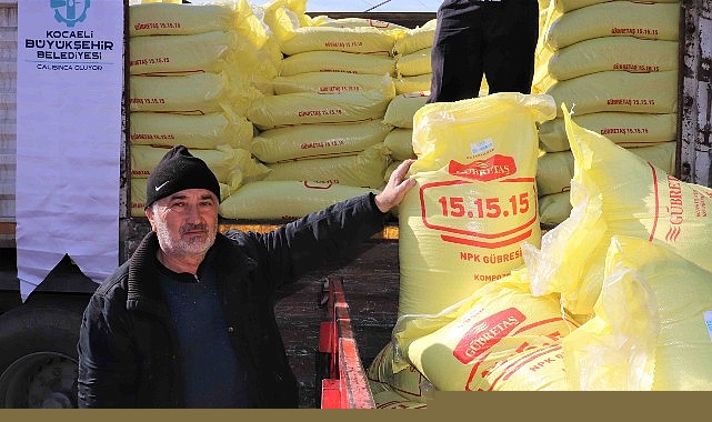 Büyükşehir’den üreticiye yüzde 50 hibeli gübre
