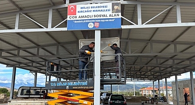Milas Belediyesi Basketbol Potalarının Kurulumlarına Başladı