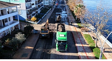 Gölcük Halıdere Sahil Caddesi’ne kapsamlı yenileme