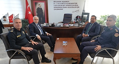 Burhaniye Protokolünden Başkan Deveciler’e Ziyaret