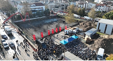 Yeni Çiftlik Ulu Camii’nin Temeli Törenle Atıldı